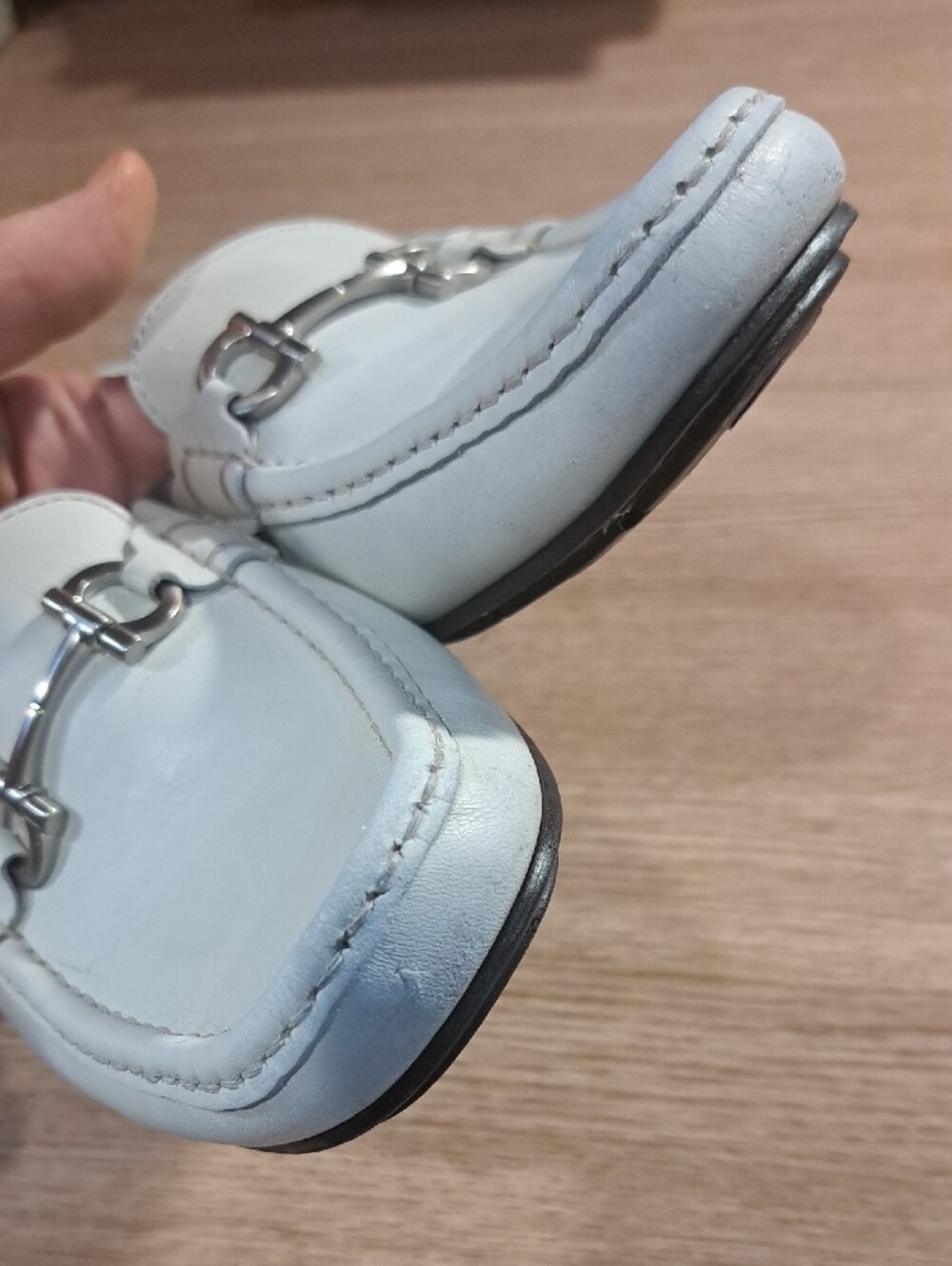 Salvatore Ferragamo Gancini Driving Flats 9.5 - Picture 8 of 14